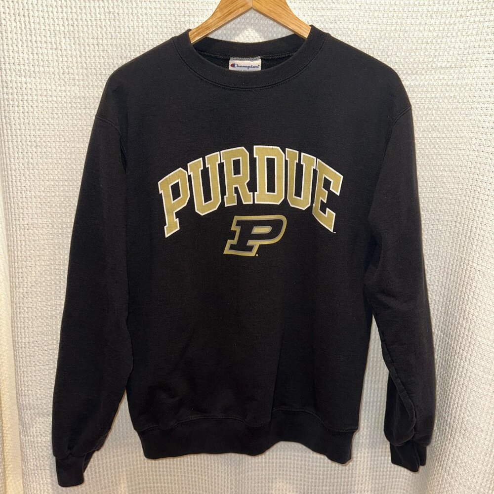 Champion Men’s Purdue University Crew Neck Sweatshirt